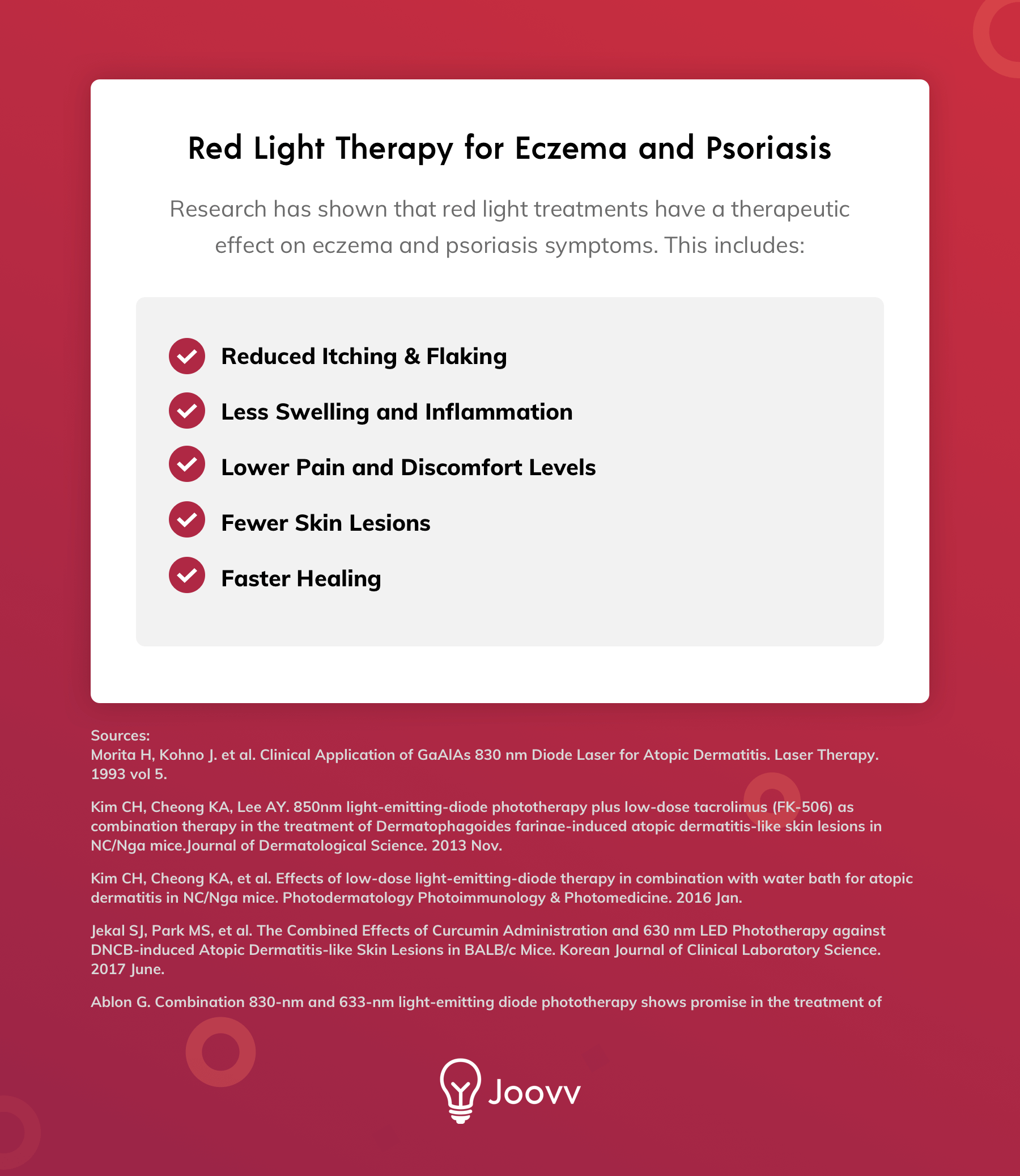 Red Light Therapy For Treating Eczema